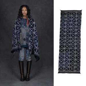 * Kapital Milling Wool Muffler " Sashiko " Navy K2411XM551 - Bild 1 von 7