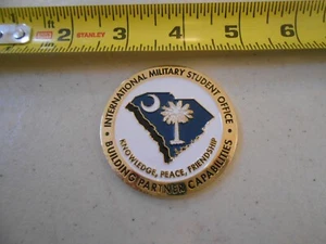 RARE FORT JACKSON SC ARMY SUPPORT INSTITUTE MILITARY CHALLENGE COIN COMBAT - Picture 1 of 3