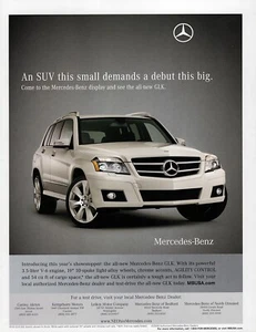 Mercedes-Benz GLK 2009 anuncio impreso en color original - Imagen 1 de 1