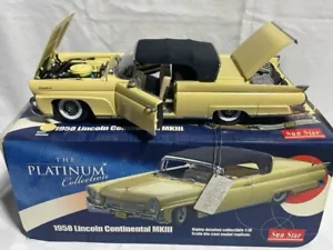 Sun Star Platinum 1958 Lincoln Continental MKIII, Yellow, 1/18 RARE! - Picture 1 of 9
