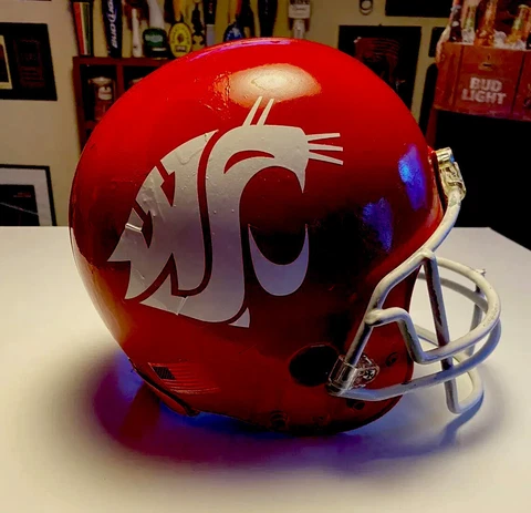 WASHINGTON STATE COUGARS NCAA Russell Full Size Replica Football Helmet Cover