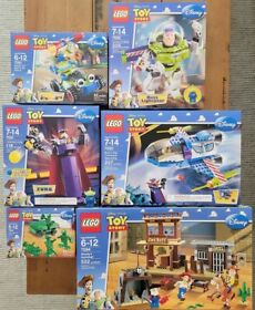 Toy Story Lego - New, Unopened - Complete First Wave (2010) - 6 Sets - Free Ship