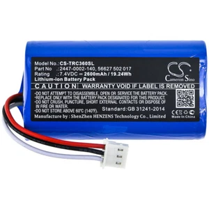 2447-0002-140 56627 502 017  Battery For Trilithic  360 DSP E-400  2600mAh  7.4V - Picture 1 of 4