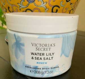 VICTORIA’S SECRET WATER LILY SEA SALT RENEW Exfoliating Body Scrub 13 Oz - Picture 1 of 1