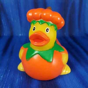 Halloween Punky Pumpkin Jack O'Lantern Costume Rubber Duck NEW - Picture 1 of 3