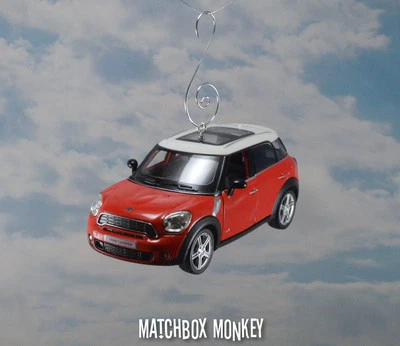 Deluxe Hard Top Austin Mini Cooper S Countryman Christmas Ornament 1/36th BMW - Image 1 of 4