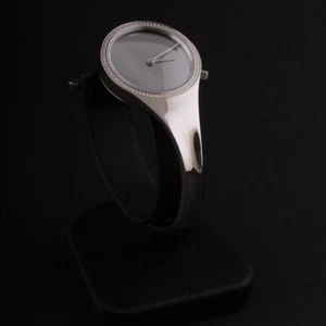 Georg Jensen Bangle Watch. Mirror. Diamonds. V2S-ST01. Vivianna Torun. NEW - Picture 1 of 8