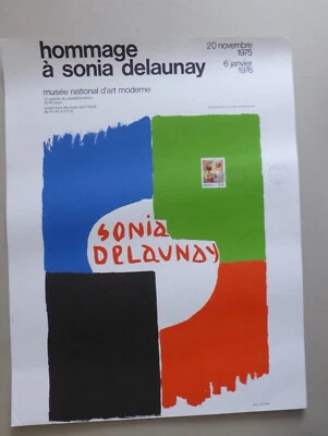 Sonia Delaunay Hommage Musée d art Moderne 1975 - Photo 1/4