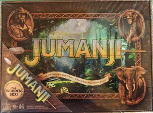 Juego de mesa Spin Master Jumanji 2022, caja de madera real - ¡NUEVO, SELLADO DE FÁBRICA! - Imagen 1 de 3
