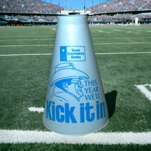 Vintage Houston Oilers Football Penner Phillips Kick It In Mini Megaphon - Bild 1 von 7
