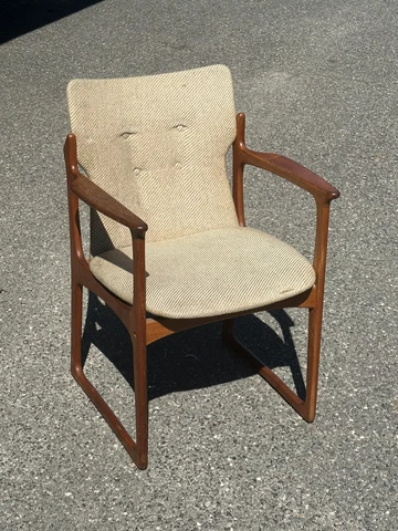 Vamdrup Stolefabrik Danish Teak Arm Chair Cover