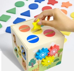 Rainbow Count Soft Adhesive Early Education Cognitive Toys Preschool Game Set - Picture 1 of 3
