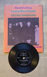 VINTAGE THE BUCKINGHAMS "KIND OF A DRAG" PHILCO HIP POCKET 4" FLEXI 45RPM SINGLE - Picture 1 of 1
