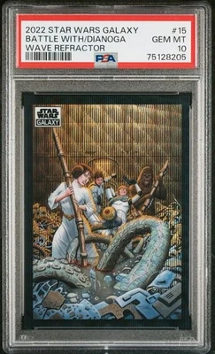 2022 Star Wars Galaxy Battle With The Dianoga Wave Refractor /99 PSA 10 #15 - Image 1 of 2