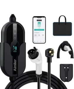 Level 2 Electric Vehicle EV Charger (40Amp, 220V-240V, NEMA 14-50 Plug), 25ft - Picture 1 of 8