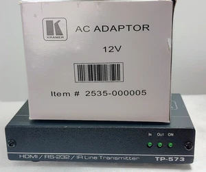 Kramer TP-573, HDMI / RS-232 / IR Line Transmitter w/ Power Supply All OEM - Picture 1 of 7