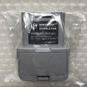✅ Nuevo Rumble Pack Sin Usar (Nintendo 64 N64) Auténtico Original Antiguo Stock Retro - Imagen 1 de 4