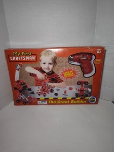 My First Craftsman Il Grande Costruttore Kit Attrezzi per Bambini - Usato, 549/550 Pezzi - Foto 1 di 9