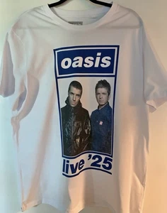 NEW Oasis Live ‘25 World Tour Cities T-Shirt Men’s Size XL - Picture 1 of 2