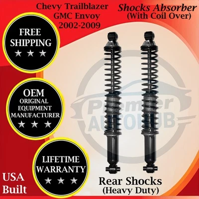 Monroe OEM Rear Shocks with Coil For 2002-2009 Chevy Trailblazer/GMC Envoy HD - Image 1 of 4