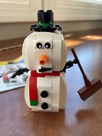 Lego 40093 Snowman  100% Complete & Instructions