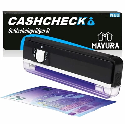 CASHCHECK Geldscheinprüfgerät Geldscheintester Geldprüflampe Geldtester - Bild 1 von 4
