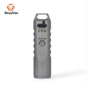 A2, 550 lm Mini Llavero Linterna Recargable Menos de 1oz, RovyVon, Gris - Imagen 1 de 9