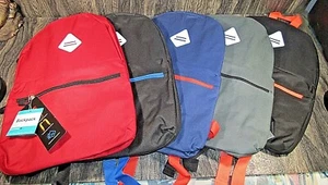 New Wexford Basic Backpacks Outdoors Gym Travel School 17"x12"x5.5" Choose Color - Picture 1 of 13