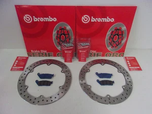 Brembo Bremsscheiben Bremse vorne + Bremsbeläge Honda CB CBR 650 F ABS - Picture 1 of 3