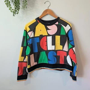 Stella McCartney Kids Colorful Logo Oversized Sweatshirt - Picture 1 of 15