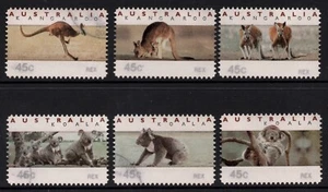 AUSTRALIA 1994 KOALA AND KANGAROO (COUNTER PRINTED STAMPS) (REX) VFU - Picture 1 of 1