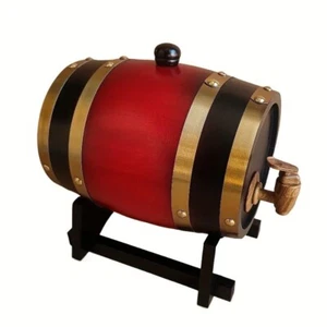 Barril de vino vintage de madera de roble de 1,5 litros para cerveza whisky ron - Imagen 1 de 3