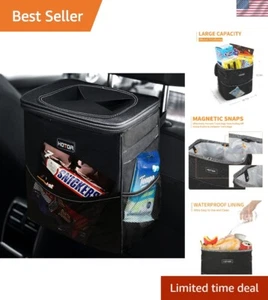 Large Capacity Car Trash Can - 3 Gallons of Waterproof Storage for All Vehicles - Picture 1 of 10