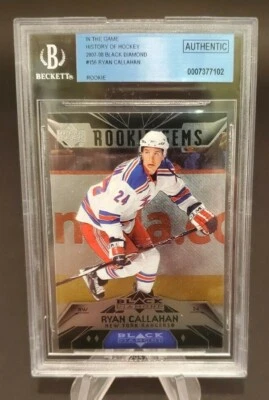 2012-13 ITG History Of Hockey Buy Back 07-08 Black Diamond #156 Ryan Callahan RC - Image 1 of 2