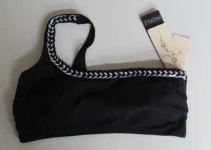 NWT Profile By Gottex Kundala One Shoulder Swim Top Black/White Size 12 NWT $98 - Picture 1 of 3