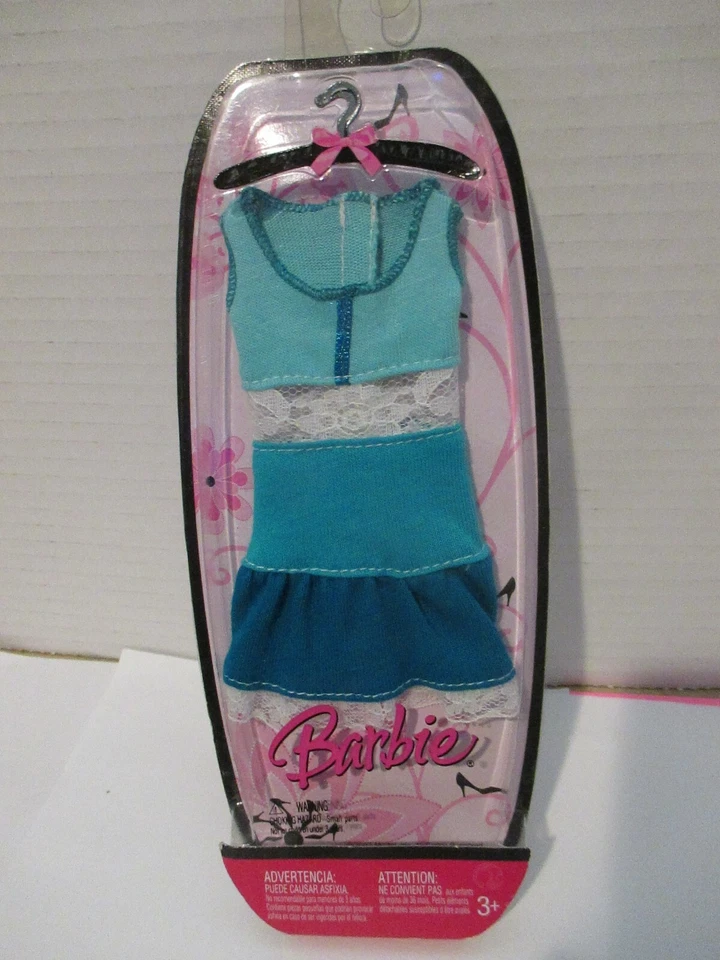 VESTIDO AZUL BARBIE...2007...NRFC - Imagem 1 de 1