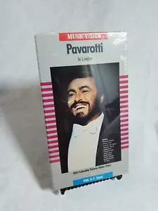 Pavarotti Live in London RARE 1986 VHS Queen Elizabeth Concert Opera RCA - NEW - Picture 1 of 2