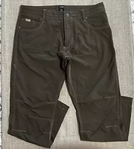 Kühl Born In The Mountains leichte Nylon Spandex Khaki Hose Herren W38 L30 - Bild 1 von 7