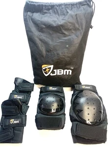 JBM Scooter Bike Knee Pads And Elbow Pads With Wrist Guards Protective Gear Set - Picture 1 of 10
