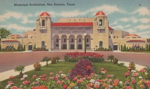 San Antonio Texas Municipal Auditorium Postcard - Picture 1 of 2