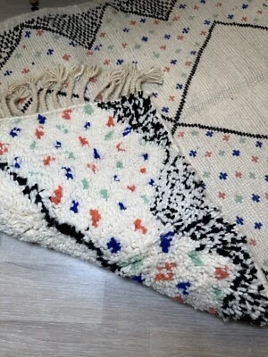 berber teppich Marokko Schafwolle  Hand Gewebt - Bild 1 von 4