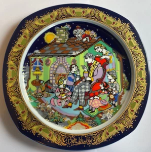 Rosenthal Bjorn Wiinblad Christmas Carol Plate 1992 - Morgen Kinder Wird's... - Picture 1 of 9