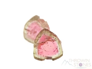 Wassermelone TURMALIN Kristall Cabochons - Billionenschnitt - Schmuckherstellung, 39606 - Bild 1 von 5