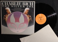 Charlie Rich-Silver Fox-Epic PE 33250-VTG '74 LP-White Innr-Behind Closed Doors!