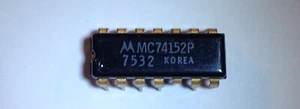 MC74152P Motorola TTL IC MPT 14-PIN DIP - Dorado - ¡Nuevo Stock Antiguo! ¡Raro! - Imagen 1 de 5