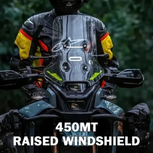 Adecuado para CFMOTO 450MT MT450 moto parabrisas delantero 450 MT sobresaliente - Imagen 1 de 3