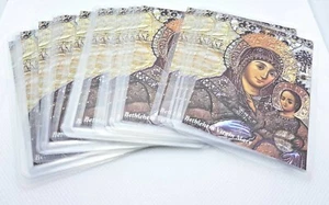 virgin Mary of Bethlehem plastic gift card 25 card/lot and flower on the back - Picture 1 of 4