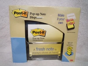 POST-IT ~ POP-UP NOTE DISPENSER ~ 3" x 3" ~ BLACK ~ DS330-BK ~ SEALED! - Picture 1 of 1