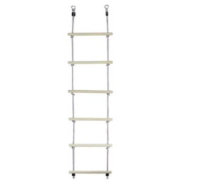 Large Rope Ladder Swing 6 Hardwood Rungs for Climbing frame - Image 1 of 4
