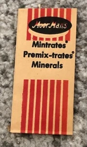 Moormans Cattle Bag Vintage Paper Sack Mintrates Premix-Trates Candy Minerals 11 - Picture 1 of 4
